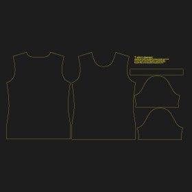 T-SHIRT DZIECIĘCY - B-99 - CZARNY - single jersey