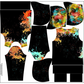 BLUZA DAMSKA (POLA) CLASSIC Z KAPTUREM - LEW - zestaw do uszycia