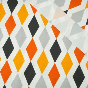 HALLOWEEN KARO- tkanina wodoodporna