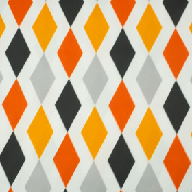 HALLOWEEN KARO- tkanina wodoodporna