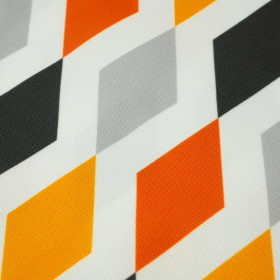 HALLOWEEN KARO- tkanina wodoodporna