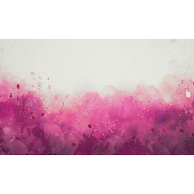 KLEKSY (fuksja) - panel dzianina pętelkowa