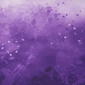 KLEKSY (fioletowy) - panel dzianina pętelkowa