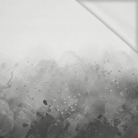 KLEKSY (szary) - panel dzianina pętelkowa