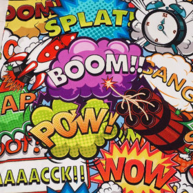 KOMIKS 2.0 - single jersey z elastanem TE210