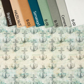 KOTWICE wz. 1 (MORSKA OTCHŁAŃ)  - single jersey z elastanem 