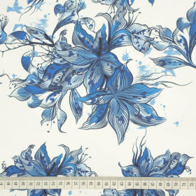 KWIAT WANILII (CLASSIC BLUE) - Drelich bawełniany