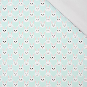 MAŁE ZAJĄCZKI / blada mięta - single jersey z elastanem 