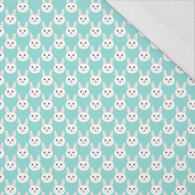 MAŁE ZAJĄCZKI / miętowy - single jersey z elastanem 