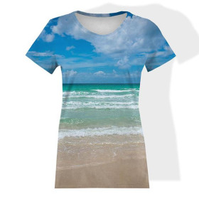 T-SHIRT DAMSKI - MORZE - single jersey