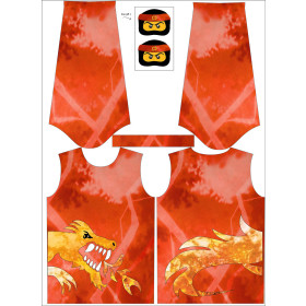 LONGSLEEVE - CZERWONY NINJA - zestaw do uszycia