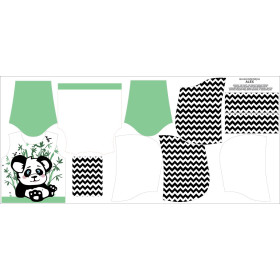 DZIECIĘCA BLUZA Z KAPTUREM (ALEX) - PANDA AMELKA - zestaw do uszycia