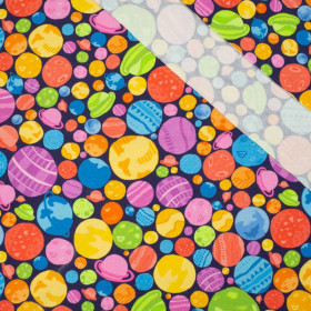 PLANETY ( GALAKTYKA ) / granatowy - single jersey 