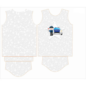 T-SHIRT DZIECIĘCY - POLICJANT - single jersey