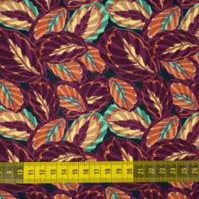PURPUROWE LIŚCIE (VINTAGE) - single jersey