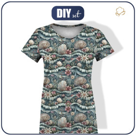 T-SHIRT DAMSKI - SEA WORLD WZ. 1 - zestaw do uszycia