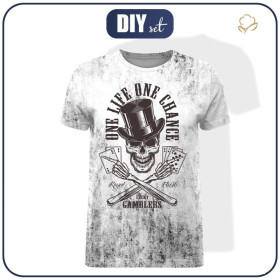 T-SHIRT MĘSKI - THE KING OF POKER wz. 2 - single jersey