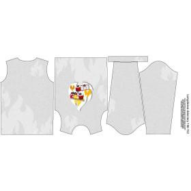 Longsleeve (146/152) - WOZY STRAŻACKIE / acid (szary) - single jersey 