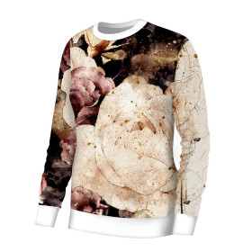 BLUZA DAMSKA (HANA) BASIC - WATERCOLOR FLOWERS wz. 4 - zestaw do uszycia