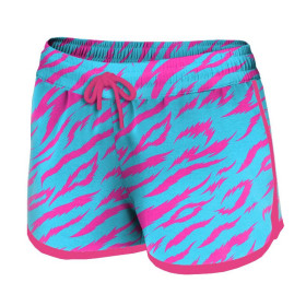 Damskie spodenki kąpielowe - NEONOWA ZEBRA WZ. 4 - zestaw do uszycia