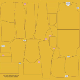 DRES DZIECIĘCY (OSLO) - B-14 - SPICY MUSTARD - dzianina pętelkowa