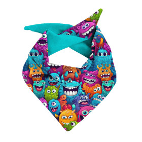 DZIECIĘCA CZAPKA I CHUSTA (CLASSIC) - CRAZY MONSTERS WZ. 3 - zestaw do uszycia
