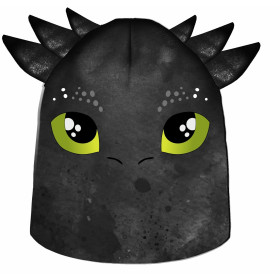 DZIECIĘCA CZAPKA I CHUSTA (DINO) - BLACK DRAGON - zestaw do uszycia