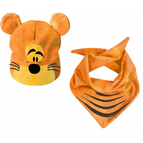 DZIECIĘCA CZAPKA I CHUSTA (TEDDY) - TIGER - zestaw do uszycia