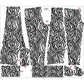 JOGGERY DAMSKIE (NOEMI) - ZEBRA / czarno-biały - zestaw do uszycia