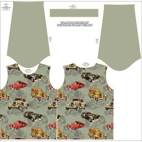 Longsleeve - OLD CARS wz. 3 - zestaw do uszycia