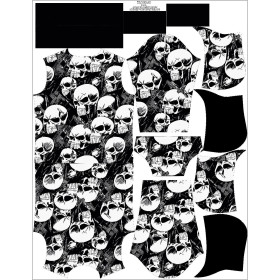 MĘSKA BLUZA Z KAPTUREM (COLORADO) - BAD SKULLS - zestaw do uszycia 