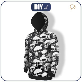 MĘSKA BLUZA Z KAPTUREM (COLORADO) - BAD SKULLS - zestaw do uszycia 