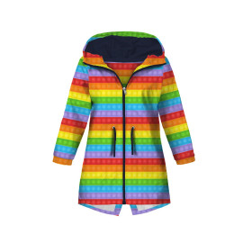 PARKA DZIECIĘCA (ARIEL) - BĄBELKI / kolorowy - zestaw do uszycia