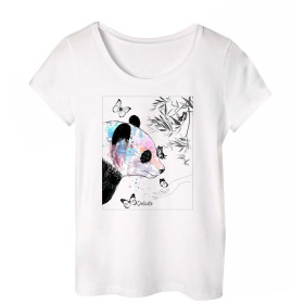 PIŻAMA-T-SHIRT "LINDA" - PANDA - zestaw do uszycia