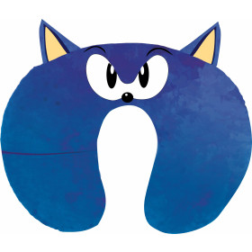 PODUSZKA NA SZYJĘ - BLUE HEDGEHOG - zestaw do uszycia