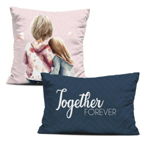 PODUSZKI DEKORACYJNE - TOGETHER FOREVER 2 - zestaw do uszycia