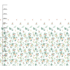 RÓŻE I LIŚCIE wz. 2 - panel sukienkowy