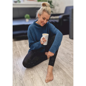 THERMO LEGGINSY DAMSKIE (GRETA) - LAMPART / CĘTKI - zestaw do uszycia