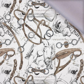 JEŹDZIECTWO (HOBBY I ZAWODY) / biały - softshell