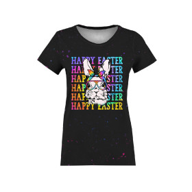 T-SHIRT DAMSKI - HAPPY EASTER / neon - zestaw do uszycia