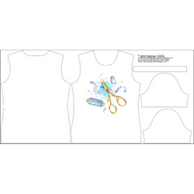 T-SHIRT DAMSKI - PRZYBORY KRAWIECKIE - zestaw do uszycia