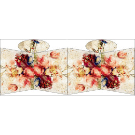 TORBA SHOPPER - WATERCOLOR FLOWERS WZ. 5 - zestaw do uszycia