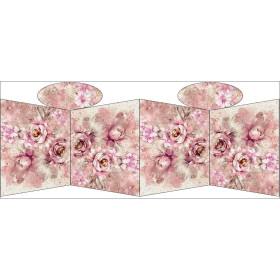 TORBA SHOPPER - WATERCOLOR FLOWERS WZ. 6 - zestaw do uszycia