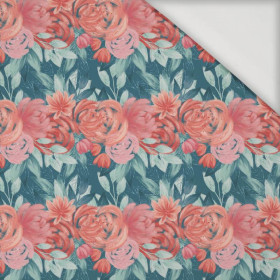 RÓŻE I PIWONIE wz. 5- Jersey wiskozowy