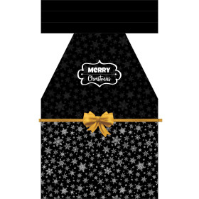 ŚWIĄTECZNY FARTUSZEK - MERRY CHRISTMAS / śnieżynki