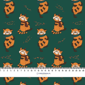 RUDE PANDY W SZALIKACH / butelkowa zieleń (JESIEŃ RUDEJ PANDY) - softshell