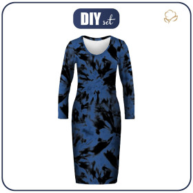 SUKIENKA OŁÓWKOWA (ALISA) - BATIK wz. 1 / classic blue - zestaw do uszycia