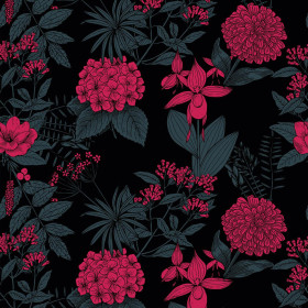 KWIATY / viva magenta