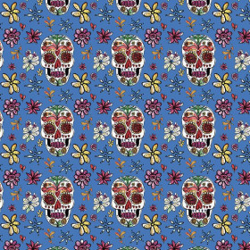 CZACHY wz. 2 / niebieski (DIA DE LOS MUERTOS)