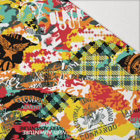 KOLOROWE MORO - Hydrofobowa dzianina drapana 